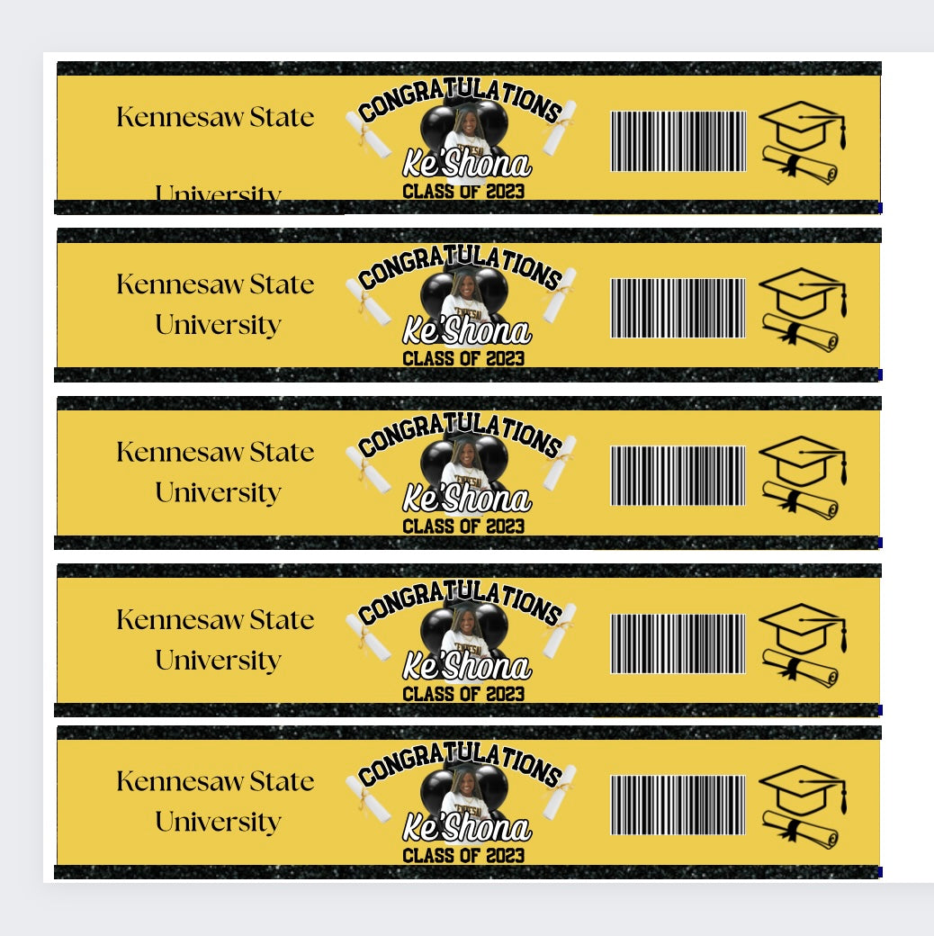 Water Bottle Labels