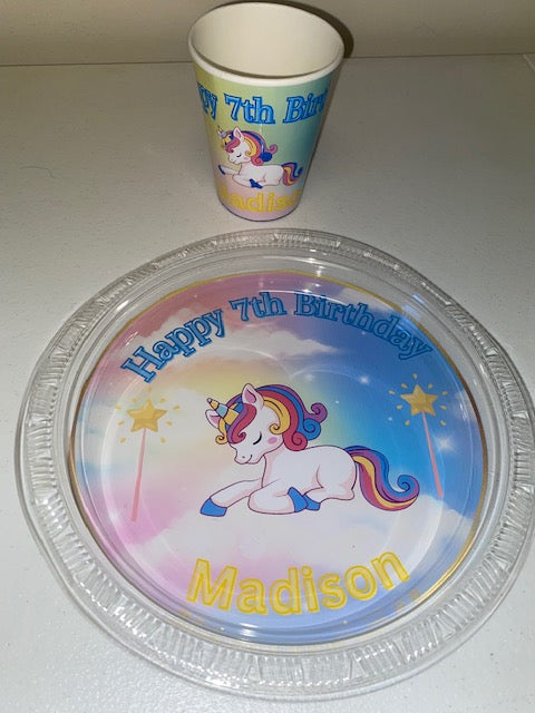 Custom Plates & Cups
