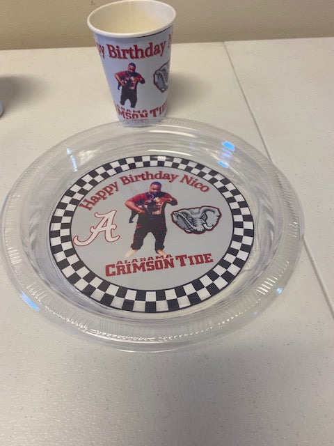 Custom Plates & Cups