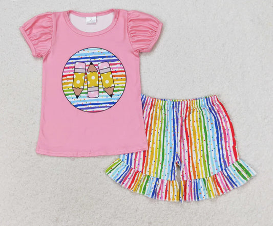Pencil striped set