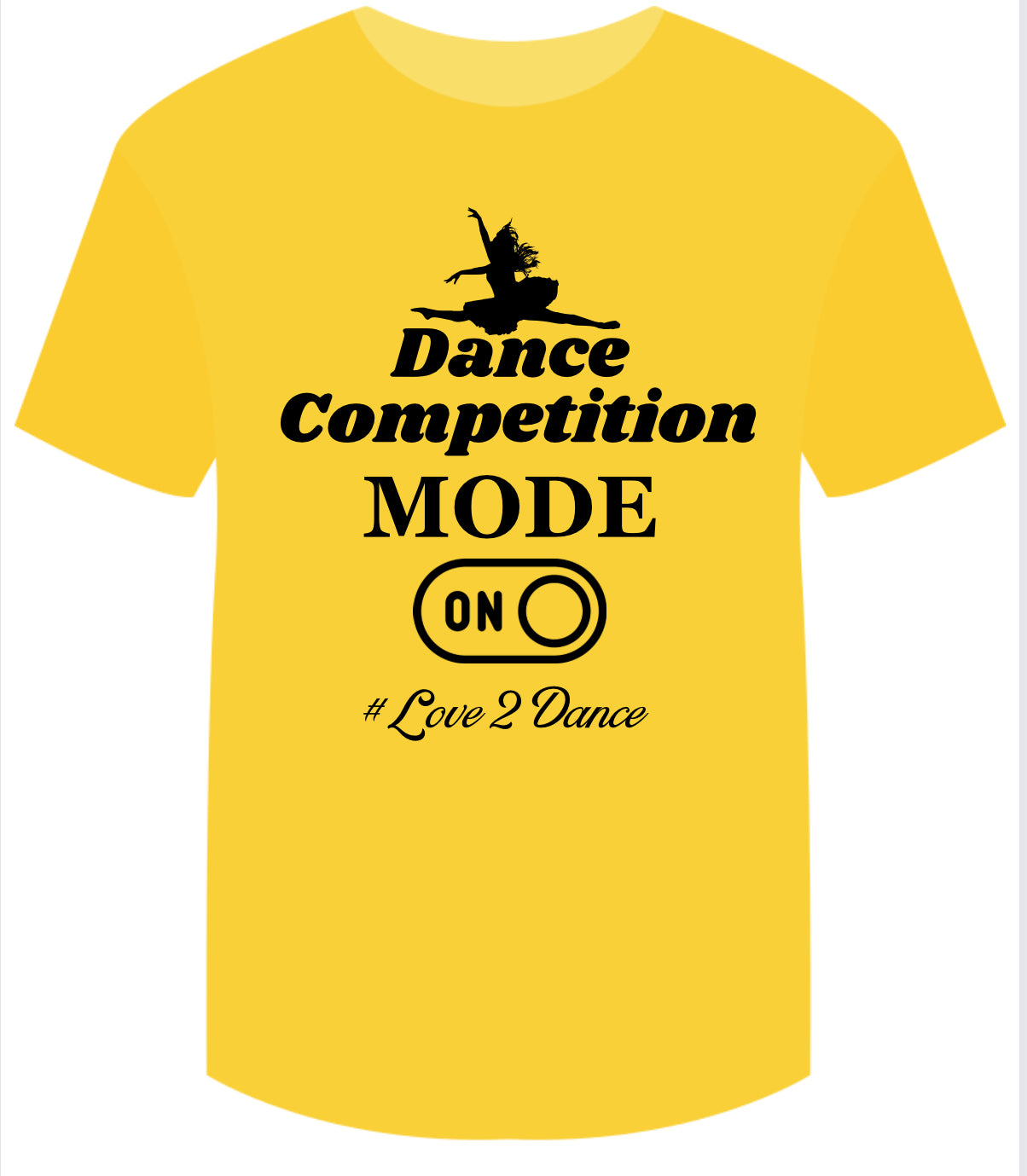Dance Competition shirt short sleeve